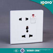 British Style Wall Switch and 5 Pin Multiple Socket Outlet